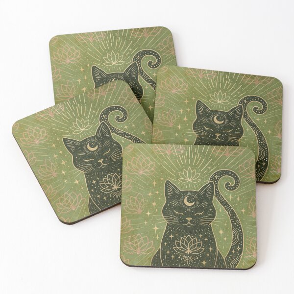 Item preview, Sacred Cat Malva & RoseSacred Cat in Malva & Rose designed and sold by 	aluzia.design.