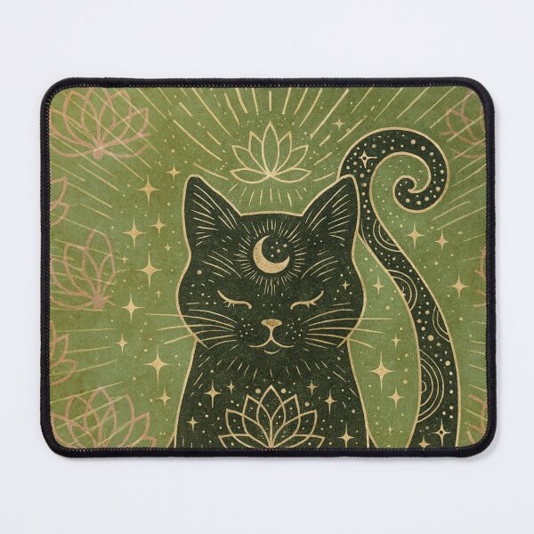 Item preview, Sacred Cat Malva & RoseSacred Cat in Malva & Rose designed and sold by 	aluzia.design.