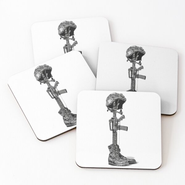 Item preview, Fallen Soldier Memorial designed and sold by Cora Worthington Art.