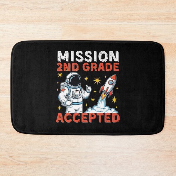 Item preview, Mission Second 2nd Grade Accepted Astronaut Back to School designed and sold by MotivaChic.