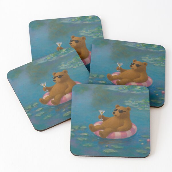 Item preview, bear water lily designed and sold by sydfink.