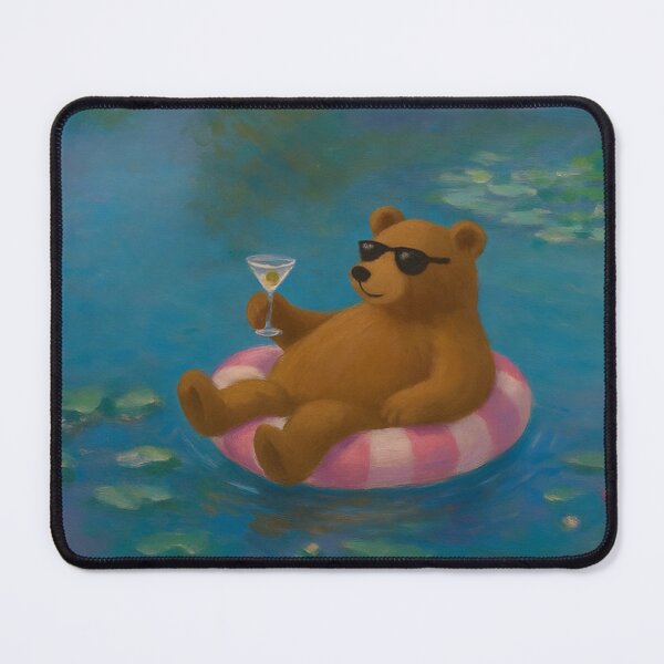 Item preview, bear water lily designed and sold by sydfink.