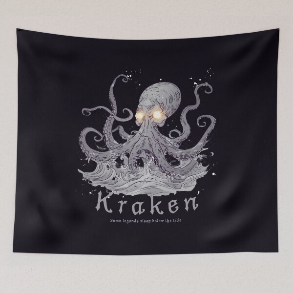 Item preview, Kraken - Some Legends Sleep Below the Tide designed and sold by PcGomess.