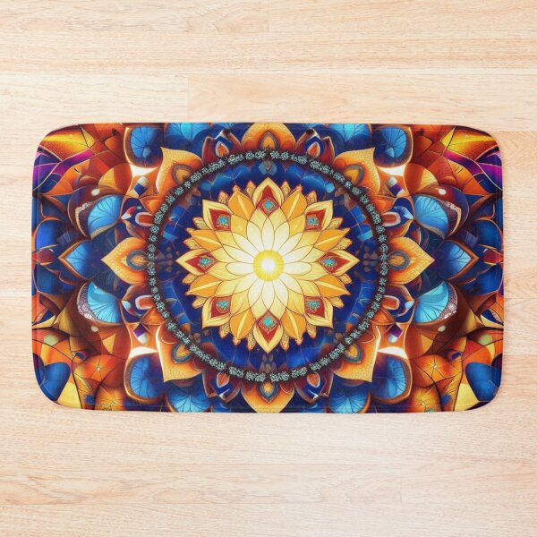 Item preview, Golden Radiance – Fractal Mandala of Inner Light and Harmony designed and sold by Harmonic_Layers.