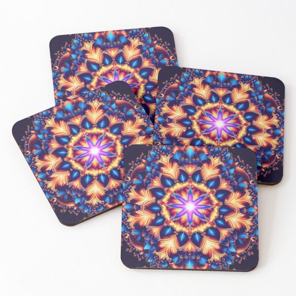 Item preview, Luminous Fractal Mandala – Cosmic Bloom of Light & Unity designed and sold by Harmonic_Layers.