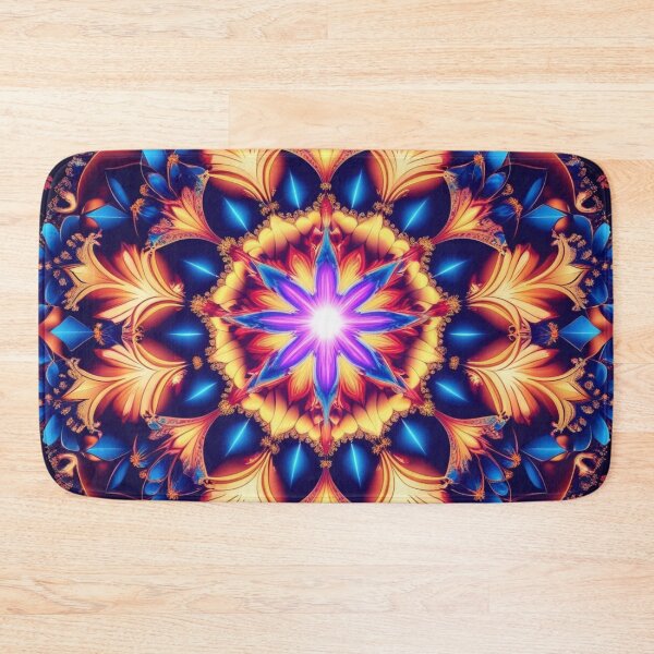 Item preview, Luminous Fractal Mandala – Cosmic Bloom of Light & Unity designed and sold by Harmonic_Layers.