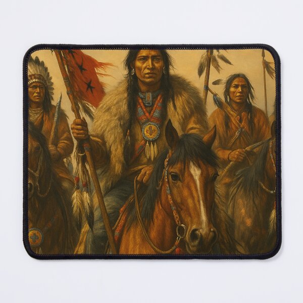 Item preview, Native American Dog Soldiers designed and sold by Kathleen M Bush.
