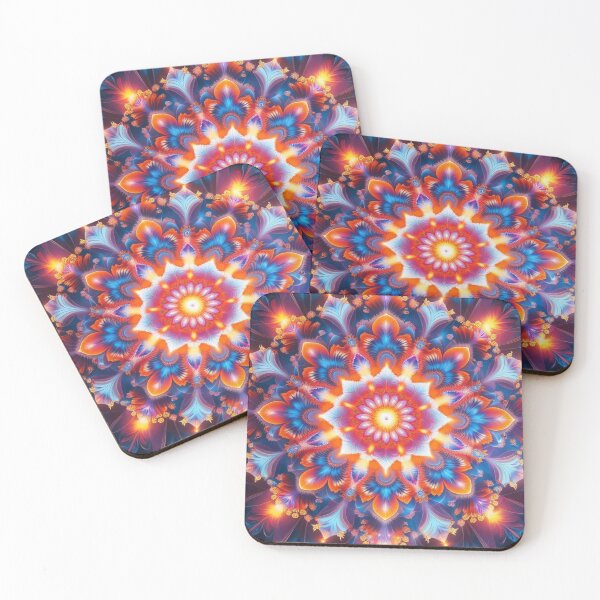 Item preview, Radiant Floral Fractal Mandala – Light, Harmony & Universal Connection designed and sold by Harmonic_Layers.