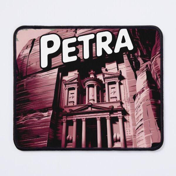 Item preview, Petra: Classic Travel Poster of Rock-Carved Majesty designed and sold by LSVart.