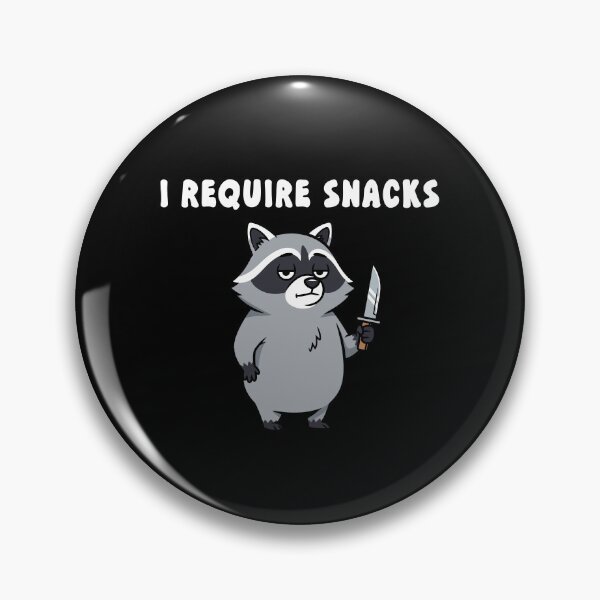 Item preview, Funny Raccoon I Require Snacks designed and sold by khallidaart.