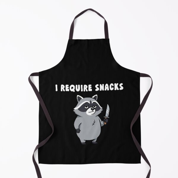 Item preview, Funny Raccoon I Require Snacks designed and sold by khallidaart.