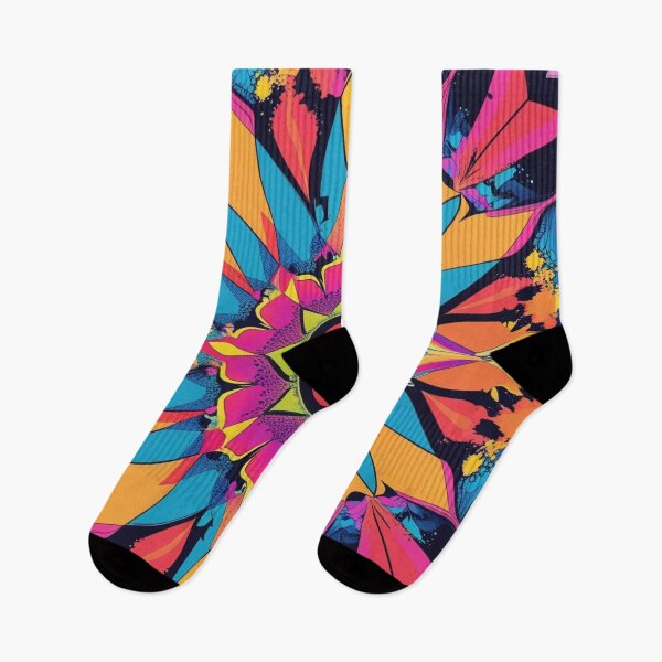 Item preview, Psychedelic Pop Mandala – Vibrant Abstract Vision of Unity designed and sold by Harmonic_Layers.