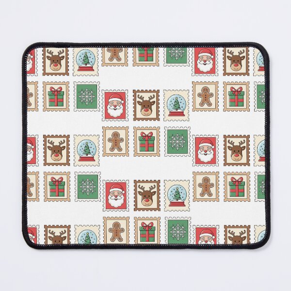 Item preview, Christmas Stamps | Vintage and Festively Charming Holiday Graphic designed and sold by Tw1nsAIArt.