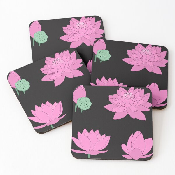 Item preview, Pink Waterlilies designed and sold by Leapingdoe.