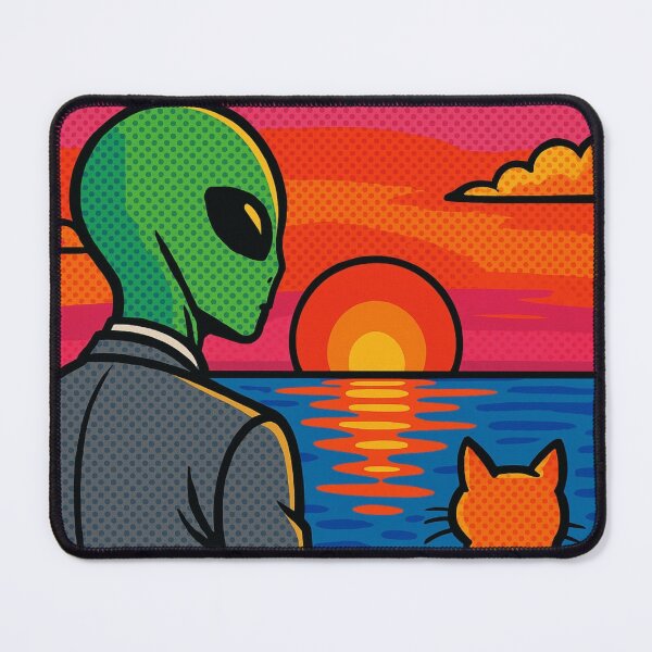Item preview, alien and cute cat designed and sold by Dogandesighn.