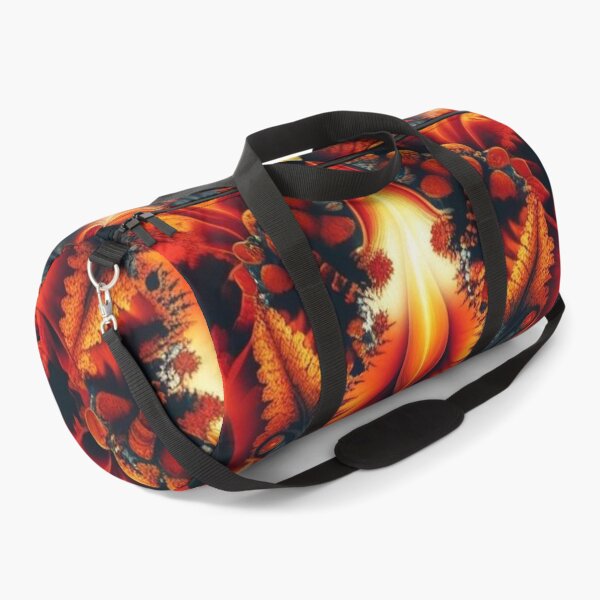 Item preview, Glowing Autumn Flame Fractal Mandala designed and sold by Harmonic_Layers.
