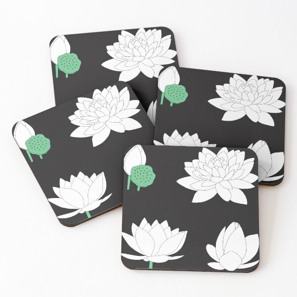 Item preview, White Waterlilies designed and sold by Leapingdoe.