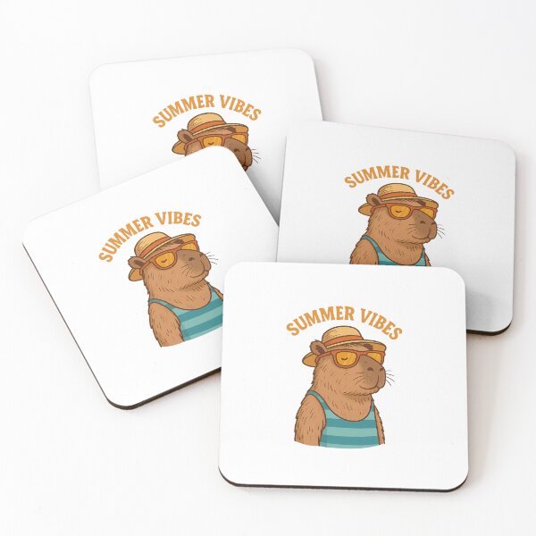 Item preview, Chill Capybara – Summer Vibes Edition designed and sold by JIMARQ.