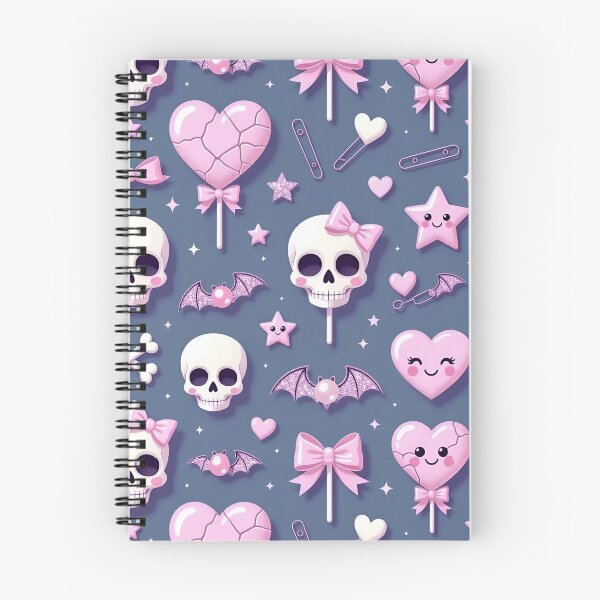 Item preview, Kawaii Sadcore Pastel Goth Pattern designed and sold by Burnt-Blooms.