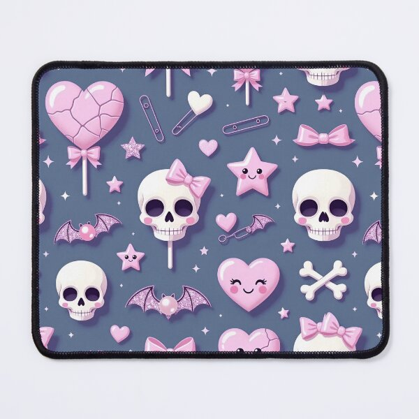 Item preview, Kawaii Sadcore Pastel Goth Pattern designed and sold by Burnt-Blooms.