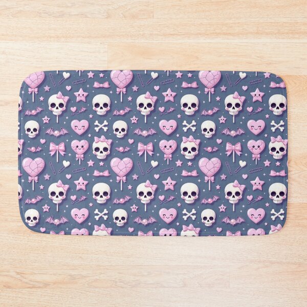 Item preview, Kawaii Sadcore Pastel Goth Pattern designed and sold by Burnt-Blooms.