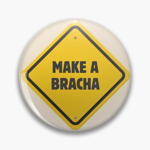 Item preview, MAKE A BRACHA SIGN YELLOW - yellow jewish pride designed and sold by jessicaleah15.