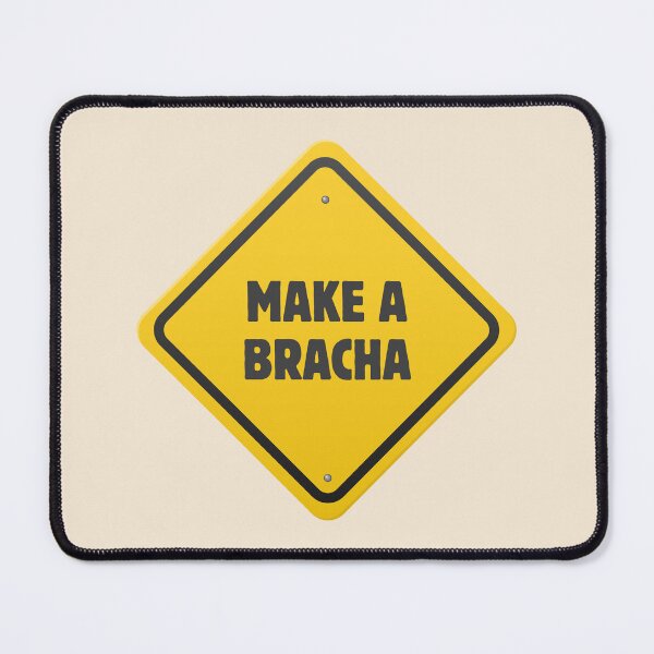 Item preview, MAKE A BRACHA SIGN YELLOW - yellow jewish pride designed and sold by jessicaleah15.