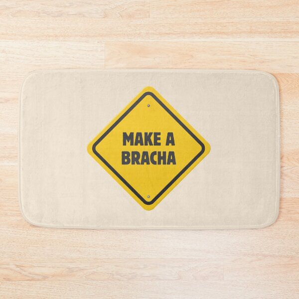 Item preview, MAKE A BRACHA SIGN YELLOW - yellow jewish pride designed and sold by jessicaleah15.