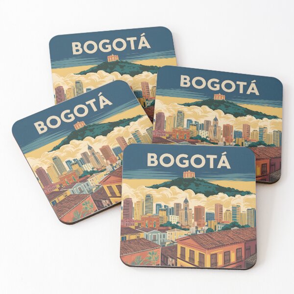 Item preview, Bogotá: Classic-Style Travel Poster designed and sold by LSVart.