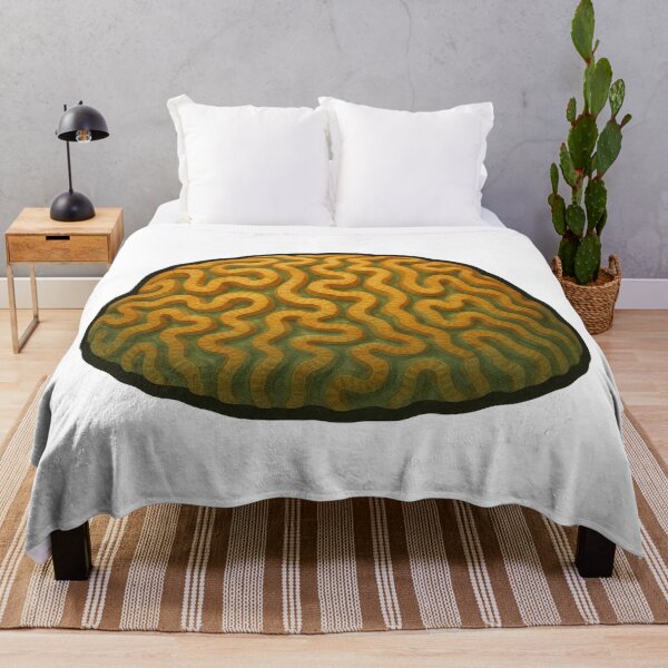 Item preview, Brain Coral Illustration – Marine Reef Artwork for Ocean Lovers designed and sold by Vendeloc.