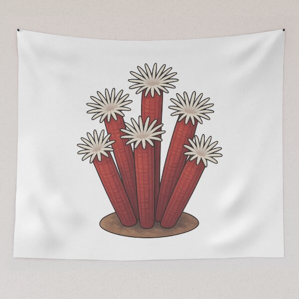Item preview, Organ Pipe Coral Illustration – Red Tube Reef Marine Art designed and sold by Vendeloc.