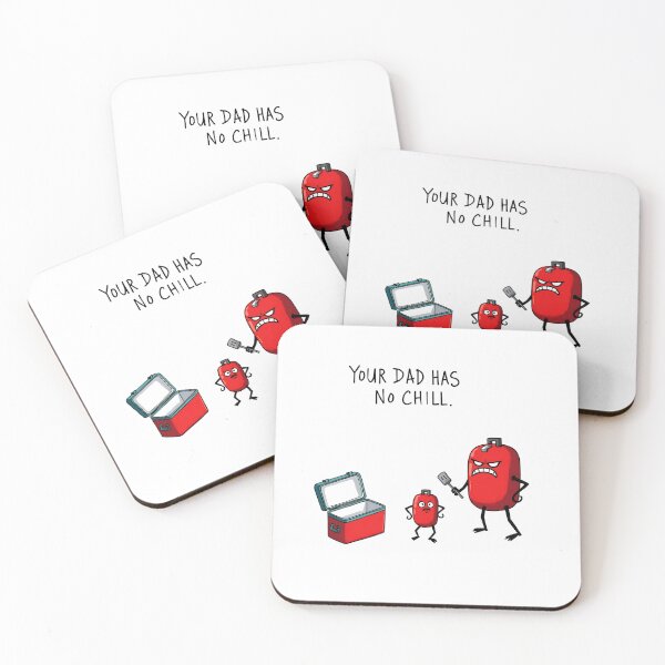 Item preview, Your Dad Has No Chill – Funny BBQ Grill Family Cartoon designed and sold by Haji  Kamora.