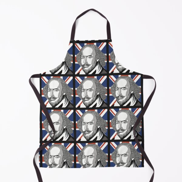 Item preview, Shakespeare’s head on Union Jack flag designed and sold by KateVanFloofno1.