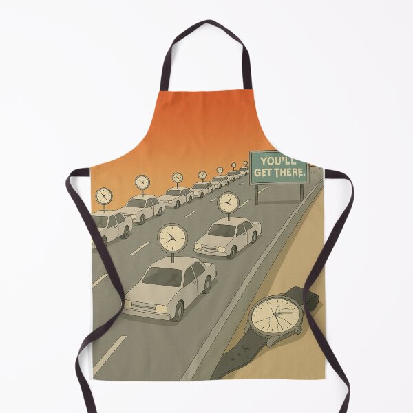Item preview, Lost Time in the City – Surreal Traffic Jam Artwork designed and sold by DanniJordan.