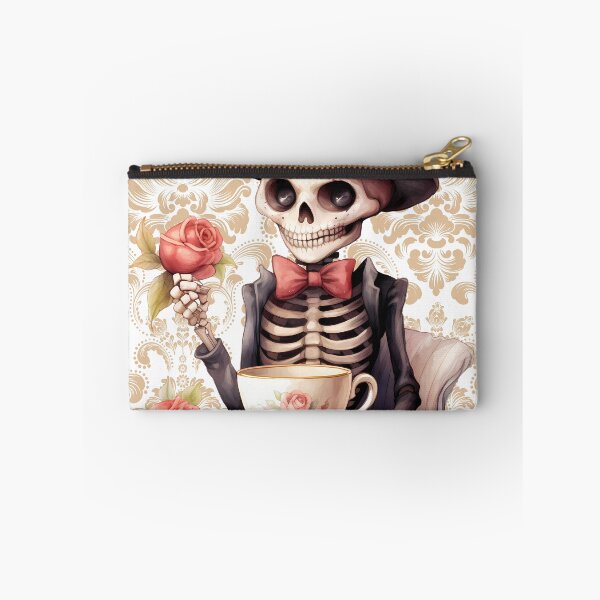 Item preview, Victorian Skele-Tea Party – Elegant Gothic Skeleton Design designed and sold by JakubOnDemand.