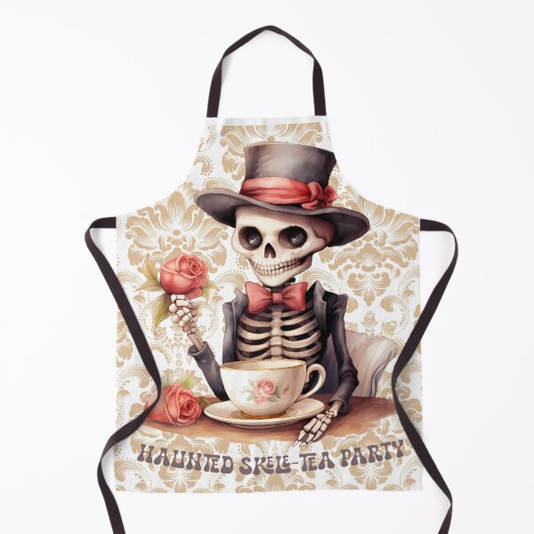 Item preview, Victorian Skele-Tea Party – Elegant Gothic Skeleton Design designed and sold by JakubOnDemand.