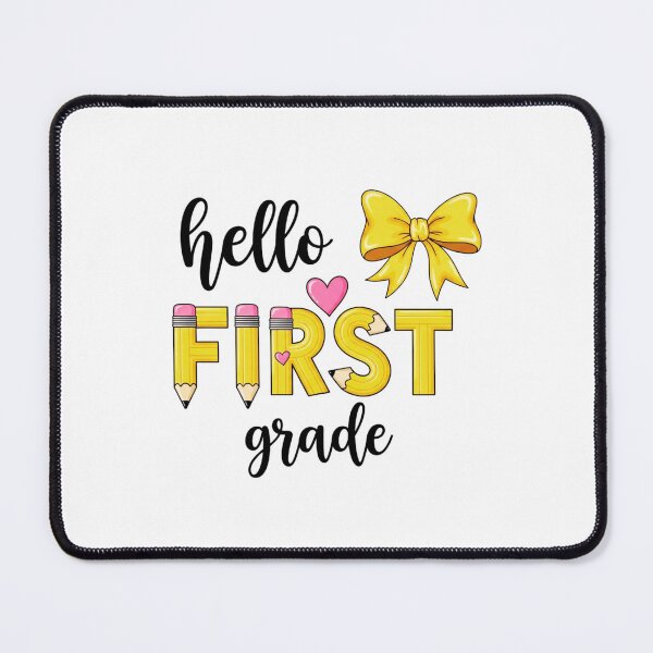 Item preview, Hello First Grade for Girls Boys Cute Back to School Pencil designed and sold by MotivaChic.