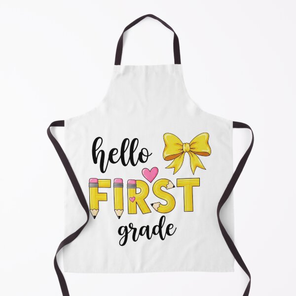 Item preview, Hello First Grade for Girls Boys Cute Back to School Pencil designed and sold by MotivaChic.