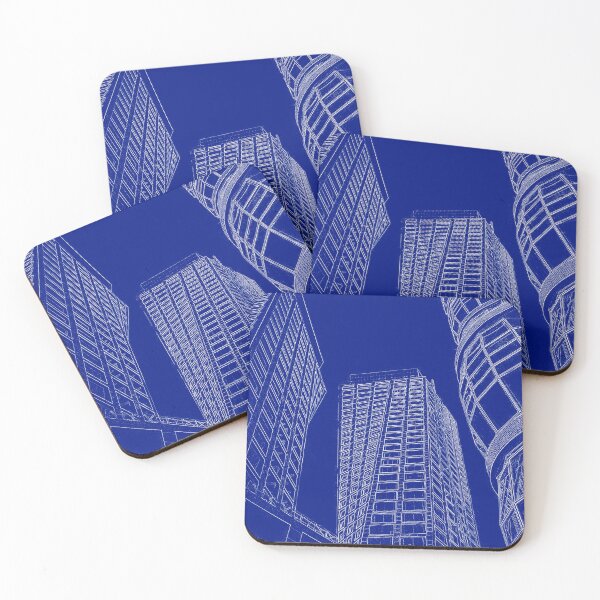 Item preview, Blueprint Skyscrapers designed and sold by PrestonArch.