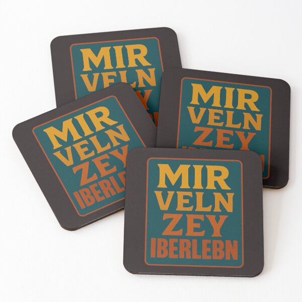 Item preview, Mir Veln Zey Iberlebn Shirt – Bold Yiddish Resistance Tee for Modern Rebels designed and sold by JRRouse.