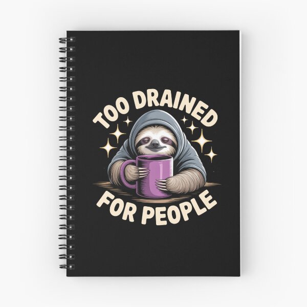 Item preview, Too Drained For people A gift for introverts  designed and sold by teevoxx.
