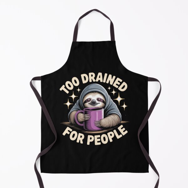 Item preview, Too Drained For people A gift for introverts  designed and sold by teevoxx.