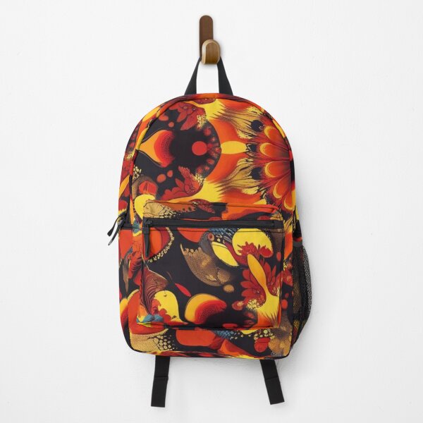 Item preview, Autumn-Inspired Fractal Mandala in Fiery Red Marigold designed and sold by Harmonic_Layers.