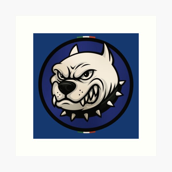 Item preview, Pitbull Crew Nerazzurri designed and sold by canvasriddle.