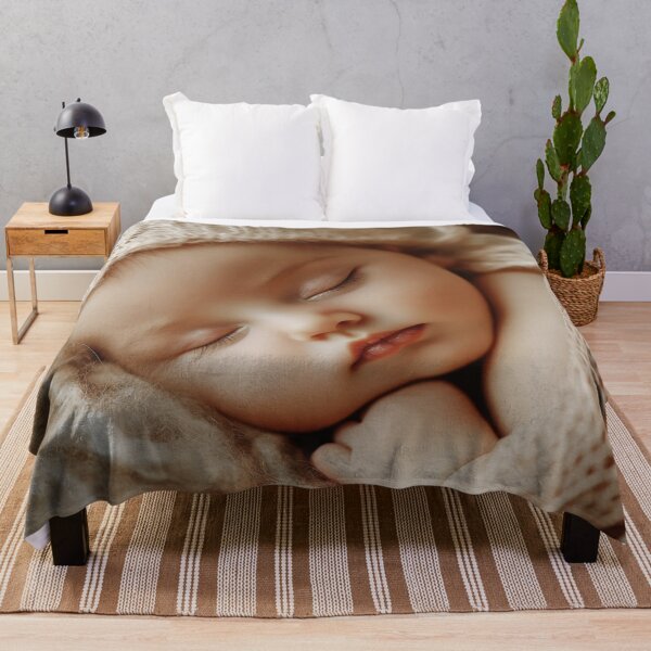 Item preview, Baby sleeps in cozy blanket designed and sold by anytka.