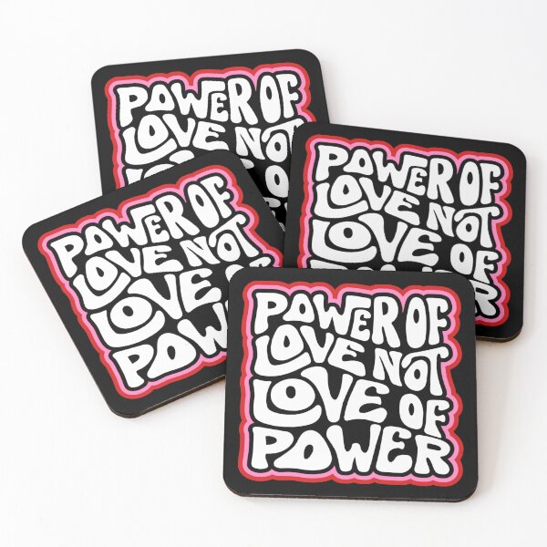Item preview, Power of Love NOT Love of Power Word Art designed and sold by Unhinged Heather.