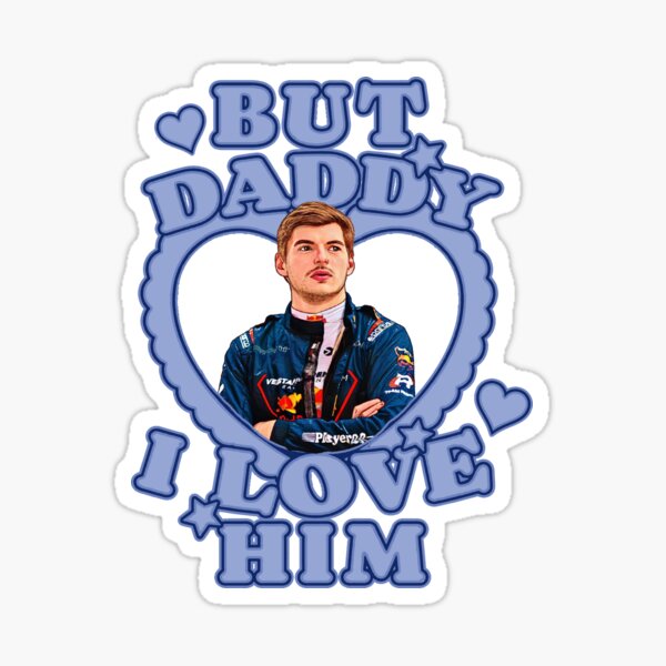 Item preview, Verstappen But Daddy I Love Him Cartoon designed and sold by baranskini.
