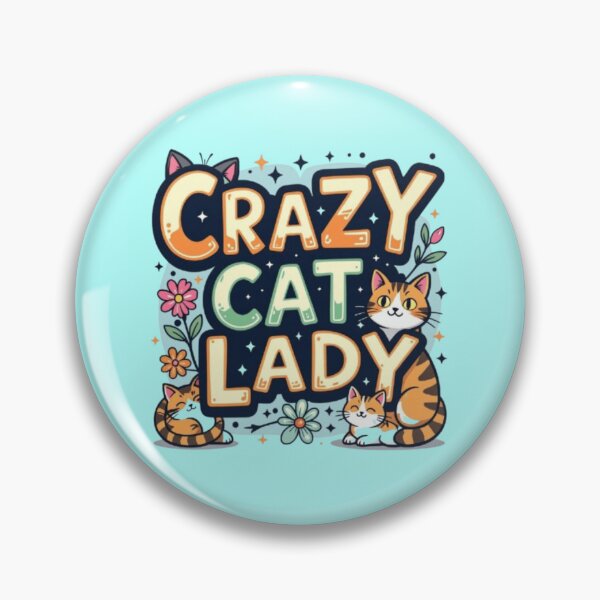 Item preview, Crazy Cat Lady designed and sold by Generic RedHead Designs.