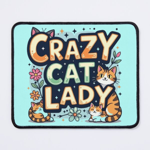 Item preview, Crazy Cat Lady designed and sold by Generic RedHead Designs.