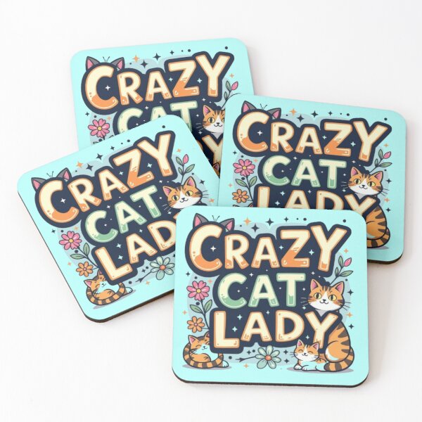 Item preview, Crazy Cat Lady designed and sold by Generic RedHead Designs.